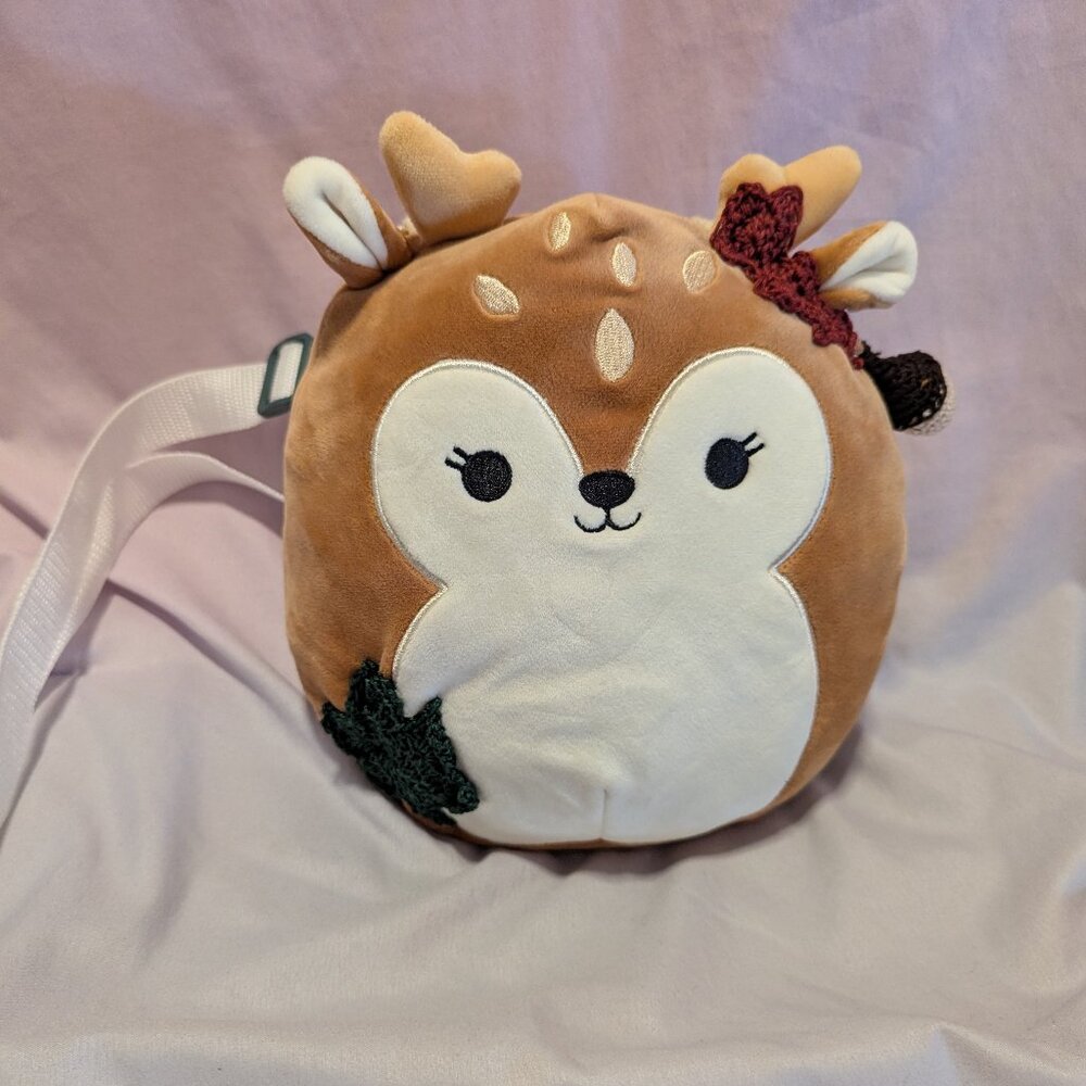 Handmade Squishmallow Fall Deer crossbody